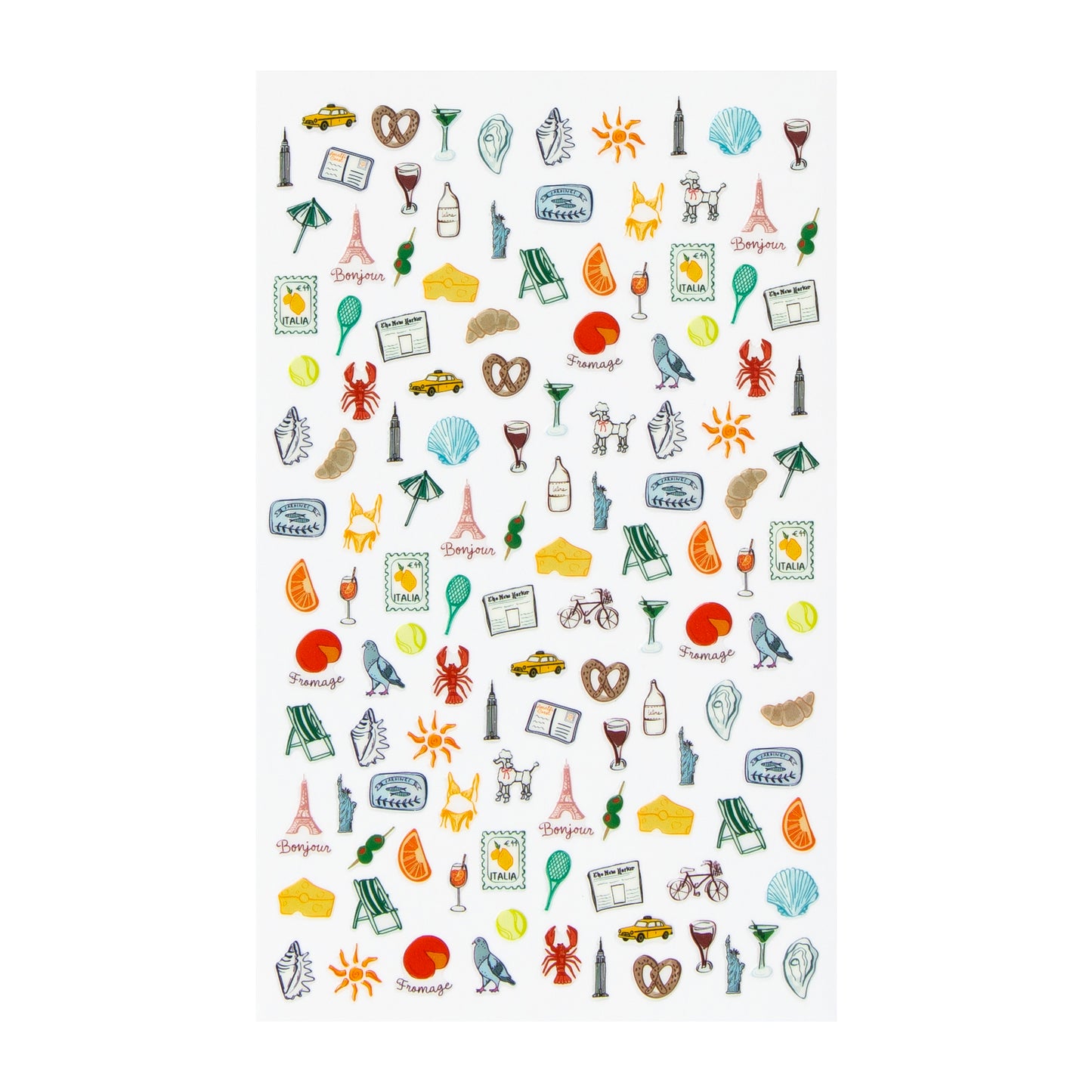 Jet Setter Nail Stickers