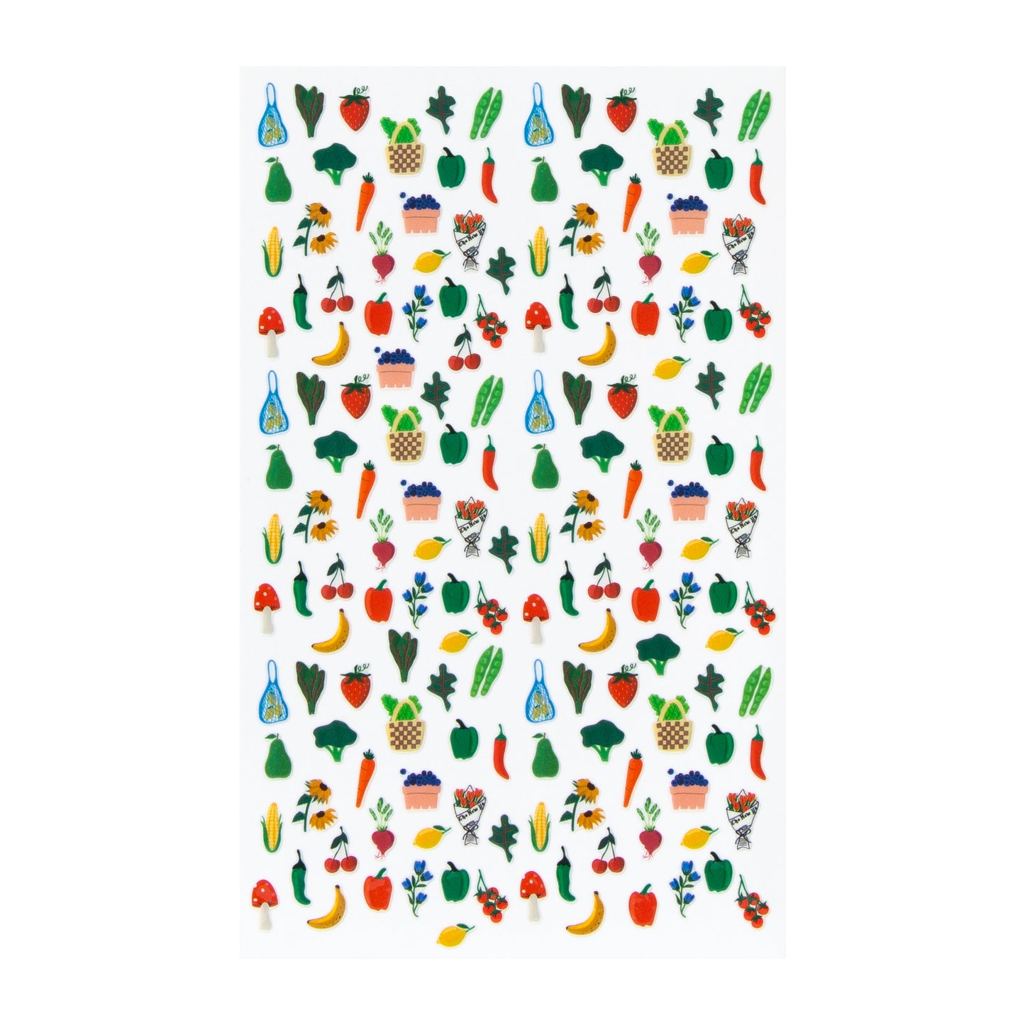 Farmers Market Nail Stickers
