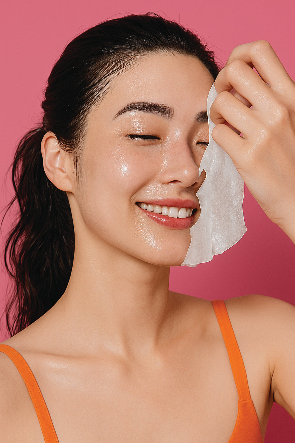 Glow Mood Night Moisturizing Sheet Mask with Pineapple & Violet Flower