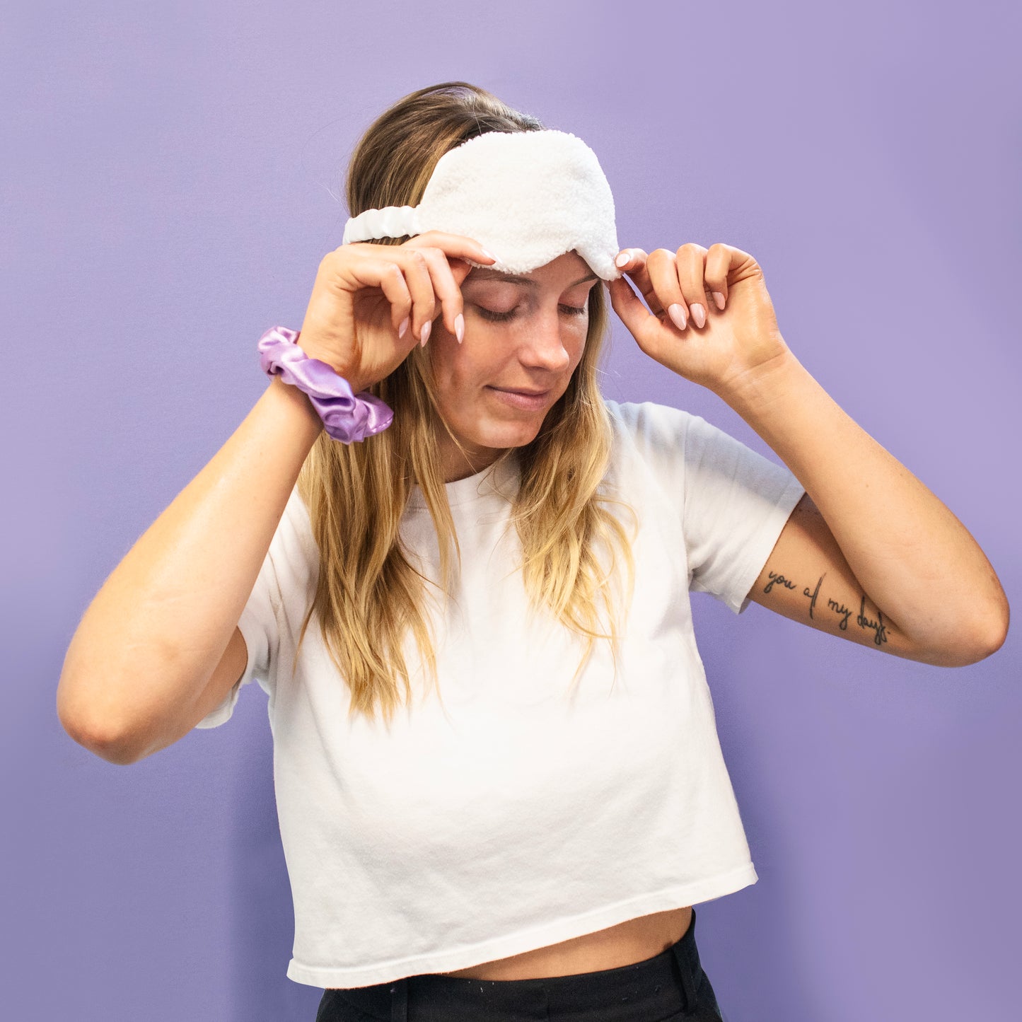 Glow Mood Sleep Mask & Scrunchie Set