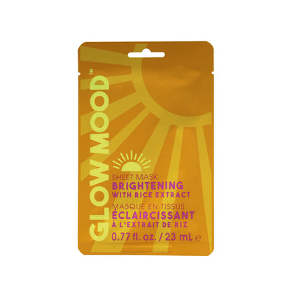 Glow Mood Day Brightening Sheet Mask with Rice Extract