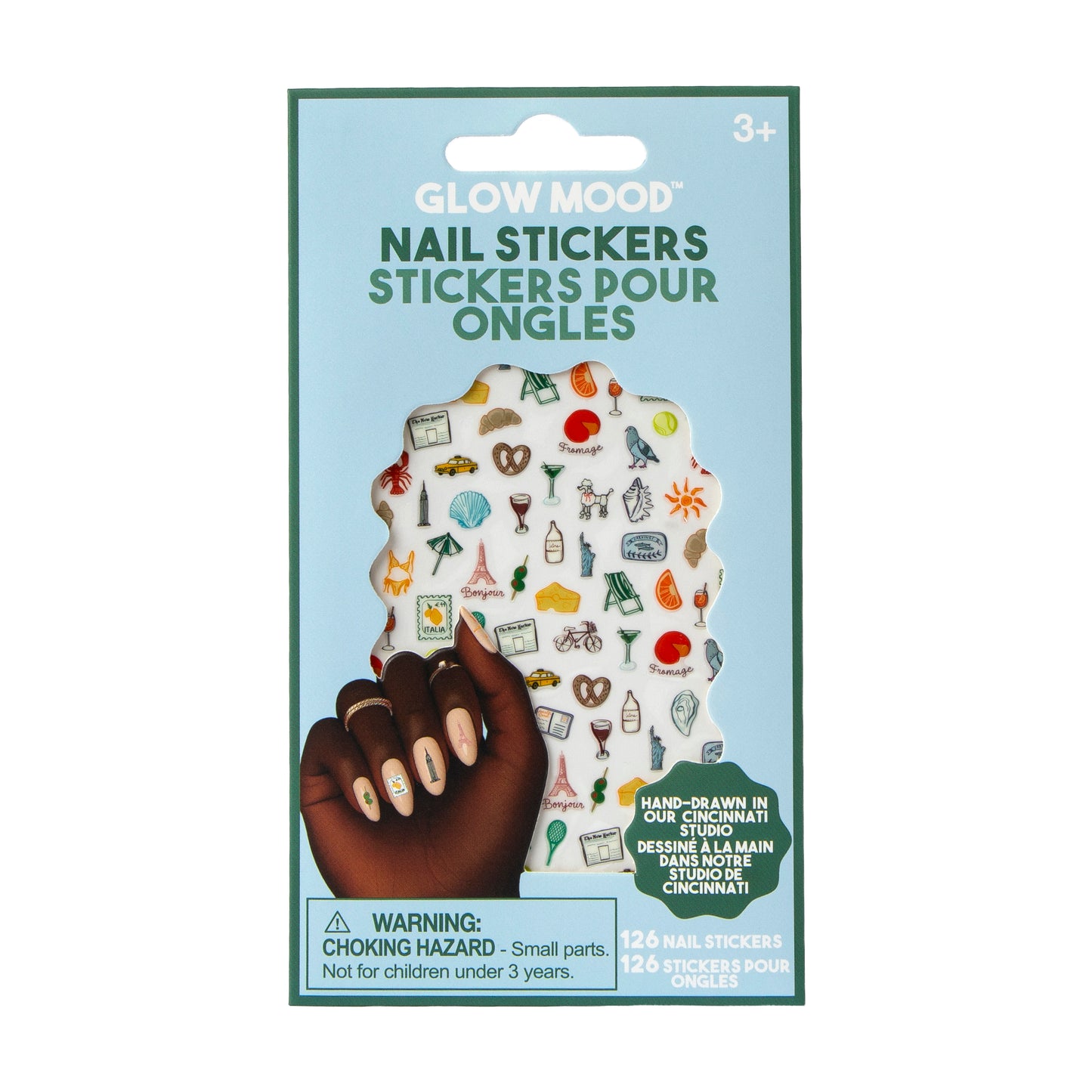 Jet Setter Nail Stickers