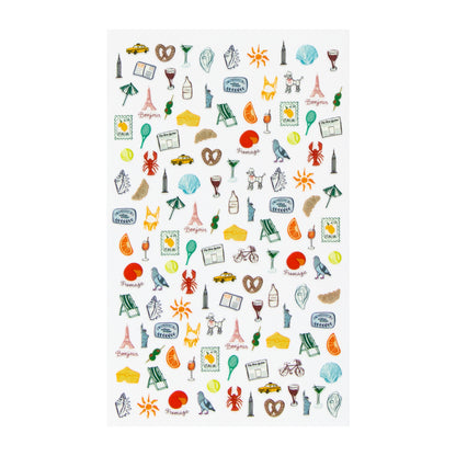 Jet Setter Nail Stickers