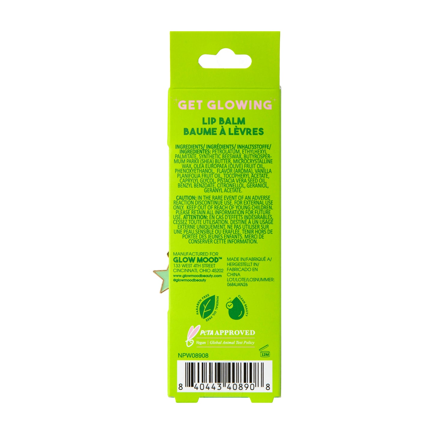 Pistachio & Vanilla Lip Balm