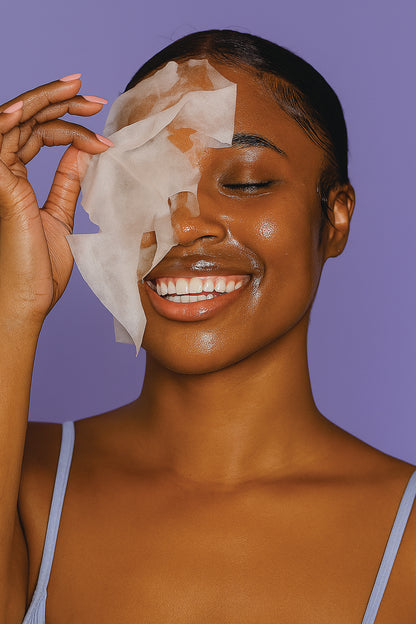 Glow Mood Night Hydrating Sheet Mask with Green Tea