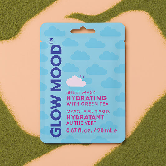Glow Mood Night Hydrating Sheet Mask with Green Tea